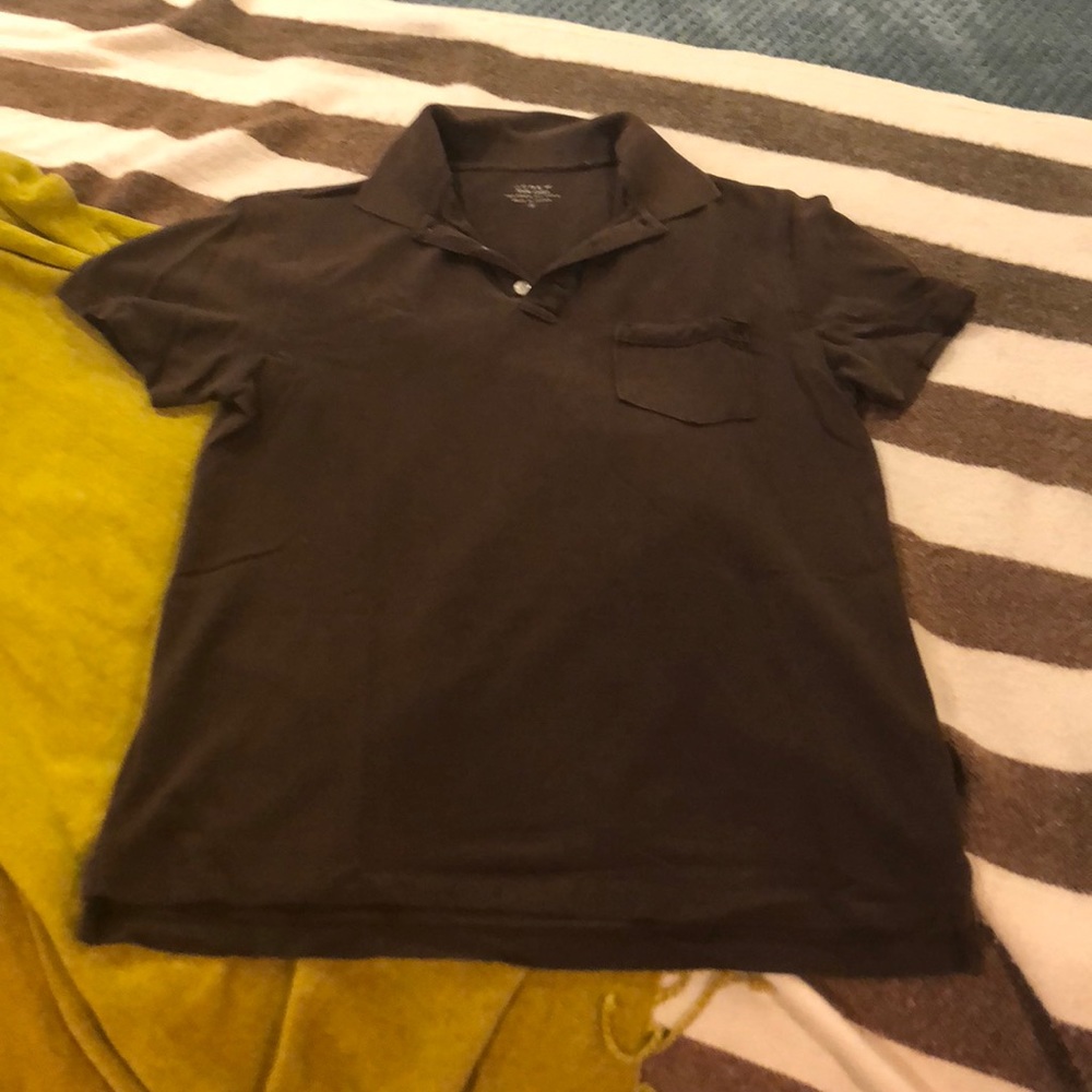 J Crew Tailored Fit Lightweight Polo